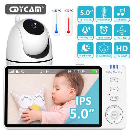 Babyfoon 5-Inch – Camera & Nachtzicht-Novormo