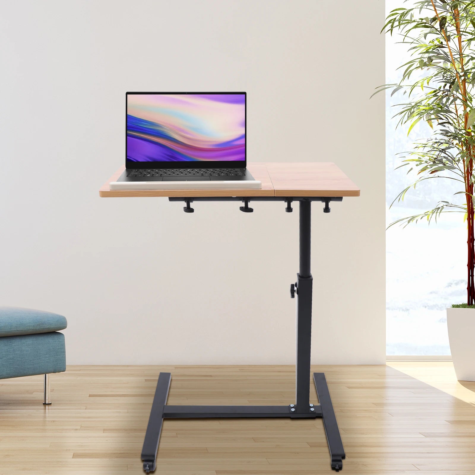 Verstelbaar Laptop Bureau - 360° Rotatie voor Thuiswerken-Novormo