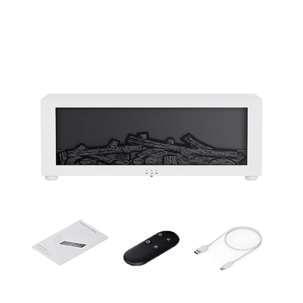 Flame Aroma Diffuser met LED & Afstandsbediening - Essentiële Olie Vernevelaar-Novormo