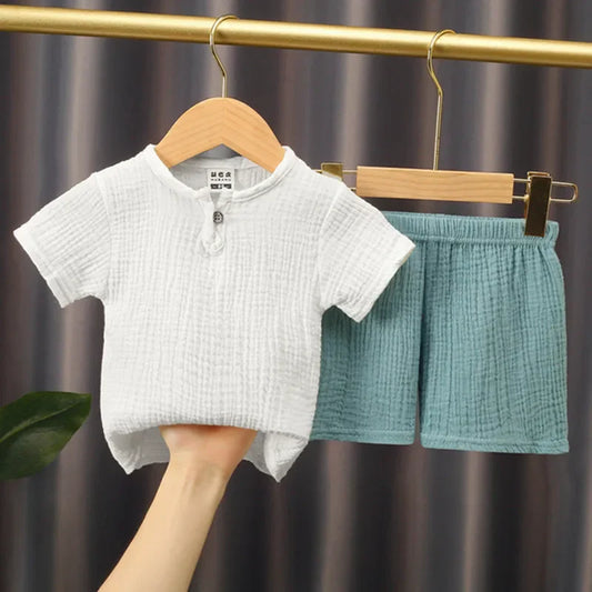 Zomerse Set met T-Shirt en Short voor Kinderen