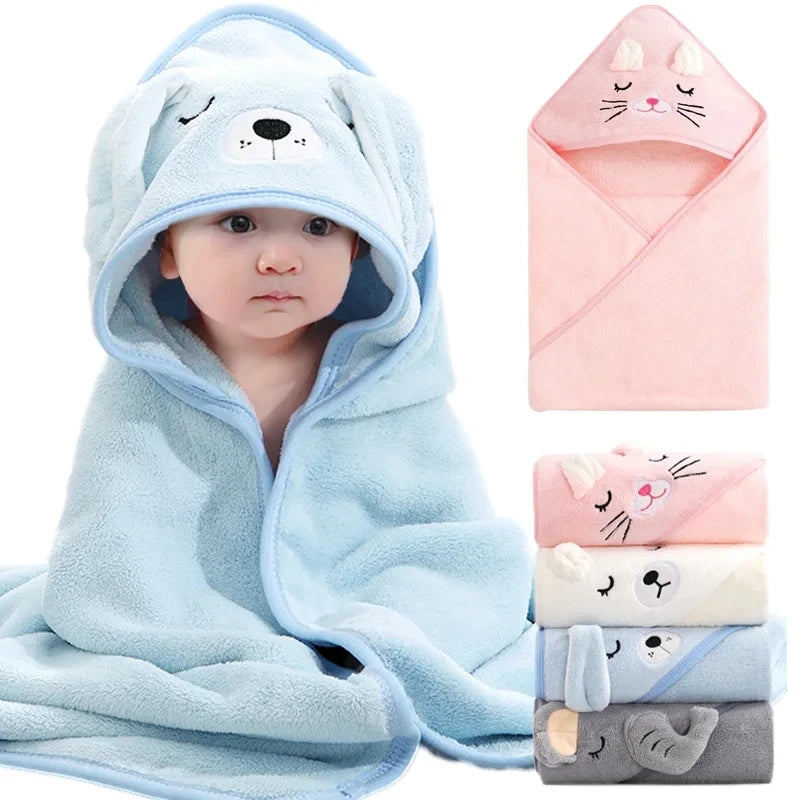Baby Badcape – Zacht met Capuchon-Novormo