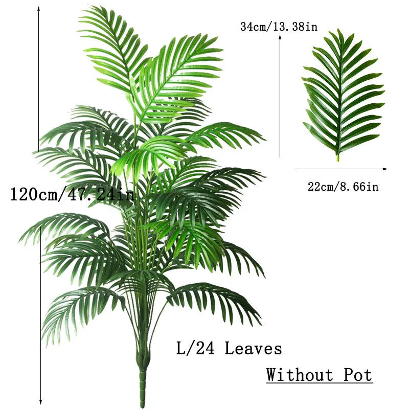 Grote Kunst Palmboom 90-120 cm - Tropische Decoratie-Novormo