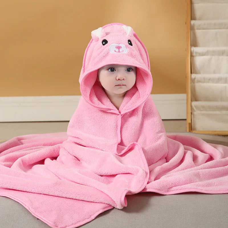 Baby Badcape – Zacht met Capuchon-Novormo