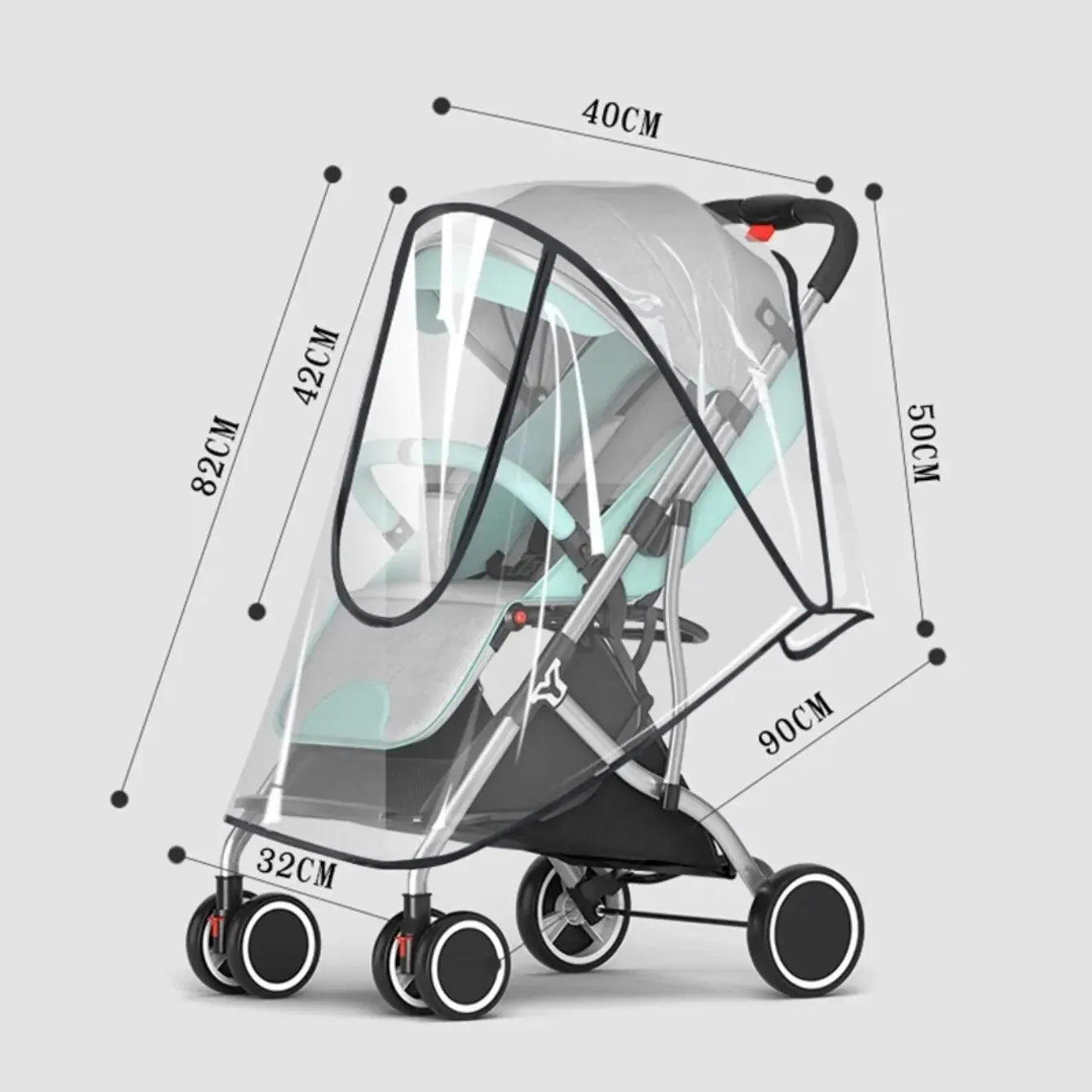 Kinderwagen Regenhoes – Waterdicht & Universeel-Novormo