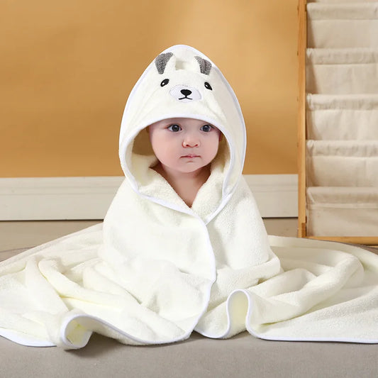 Baby Badcape – Zacht met Capuchon-Novormo
