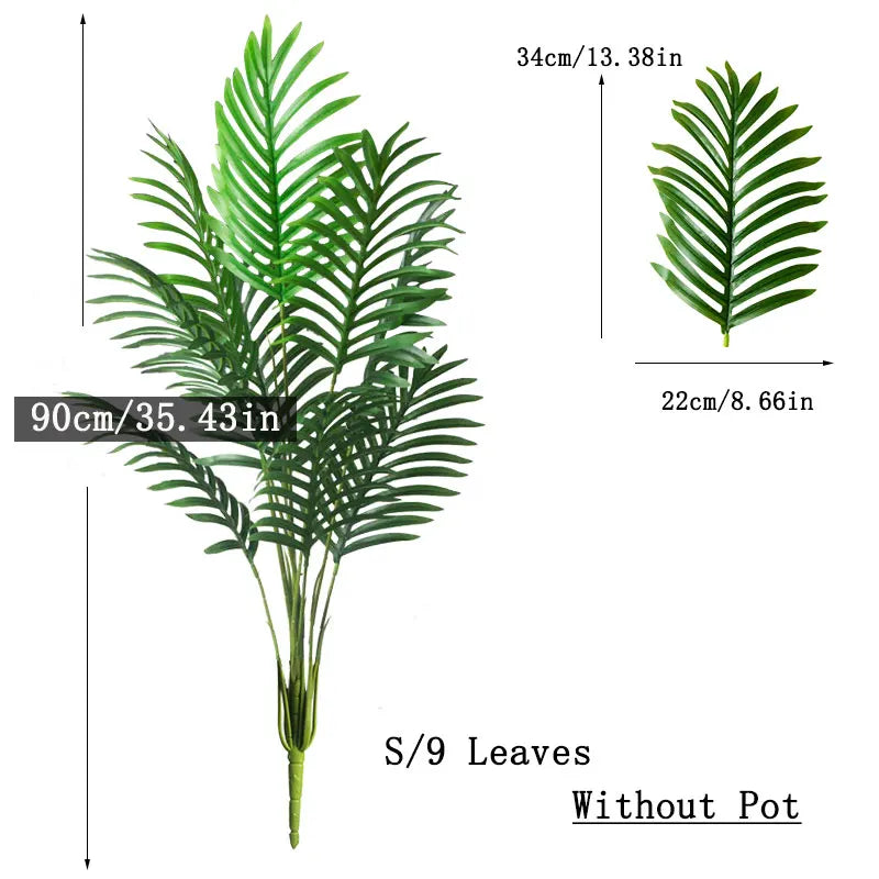 Grote Kunst Palmboom 90-120 cm - Tropische Decoratie-Novormo