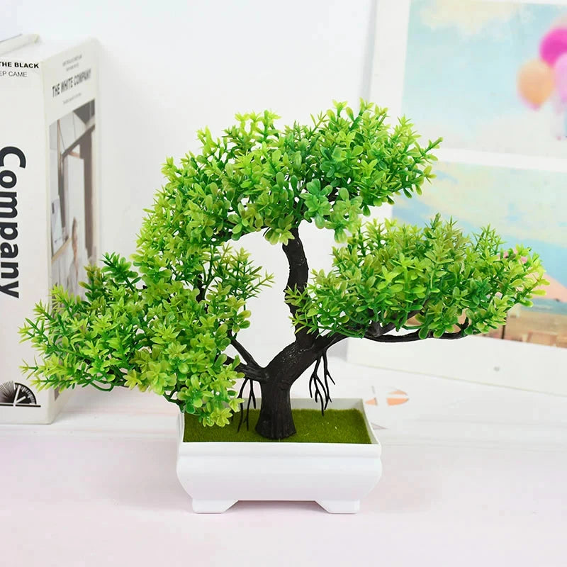 Stijlvolle Kunst Bonsai Boom - Perfect voor Huis & Tuin-Novormo