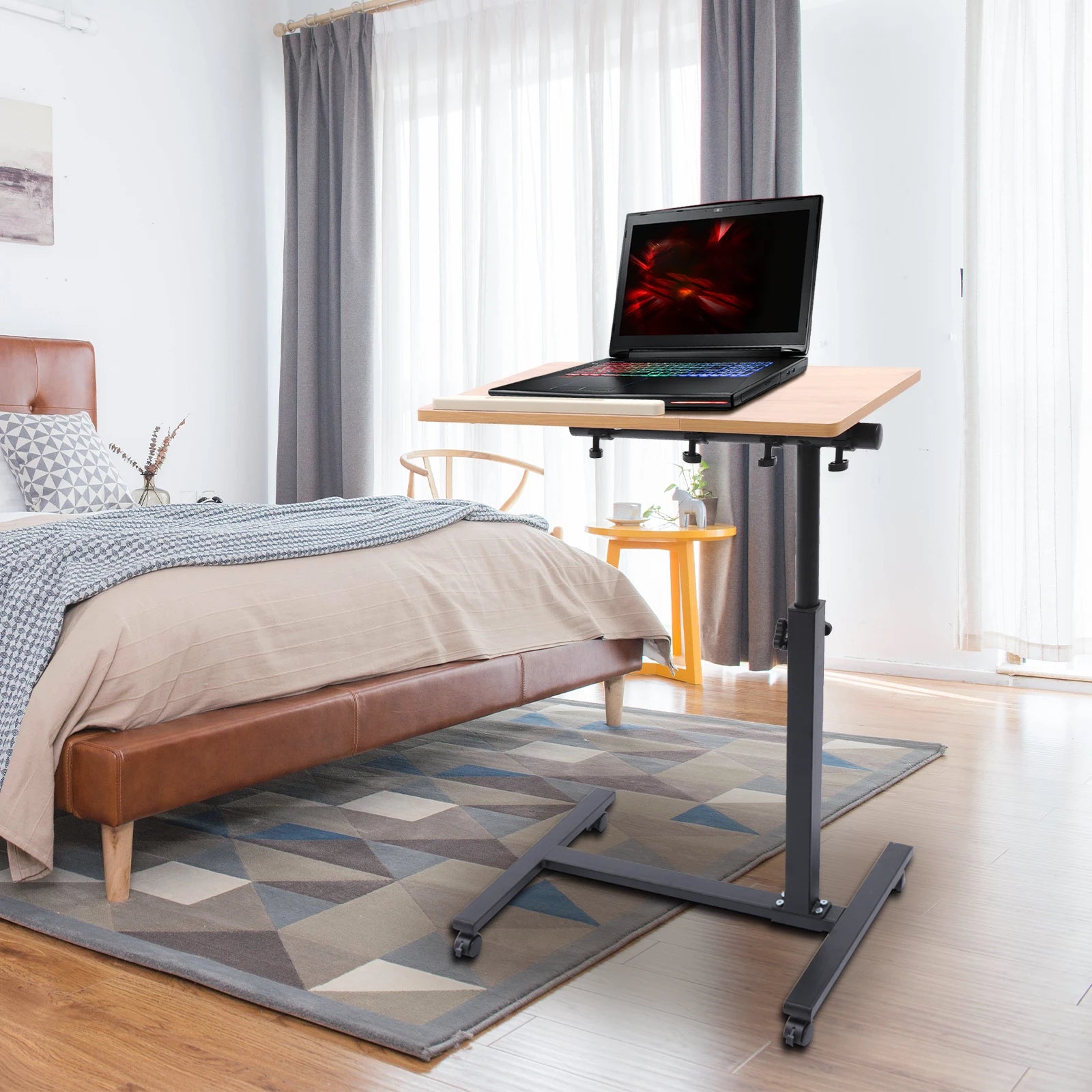 Verstelbaar Laptop Bureau - 360° Rotatie voor Thuiswerken-Novormo