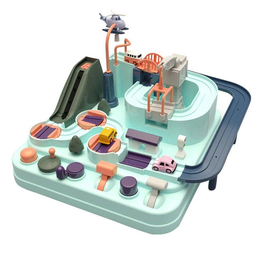 Mechanische Racebaan met Educatief Auto Speelgoed en Accessoires