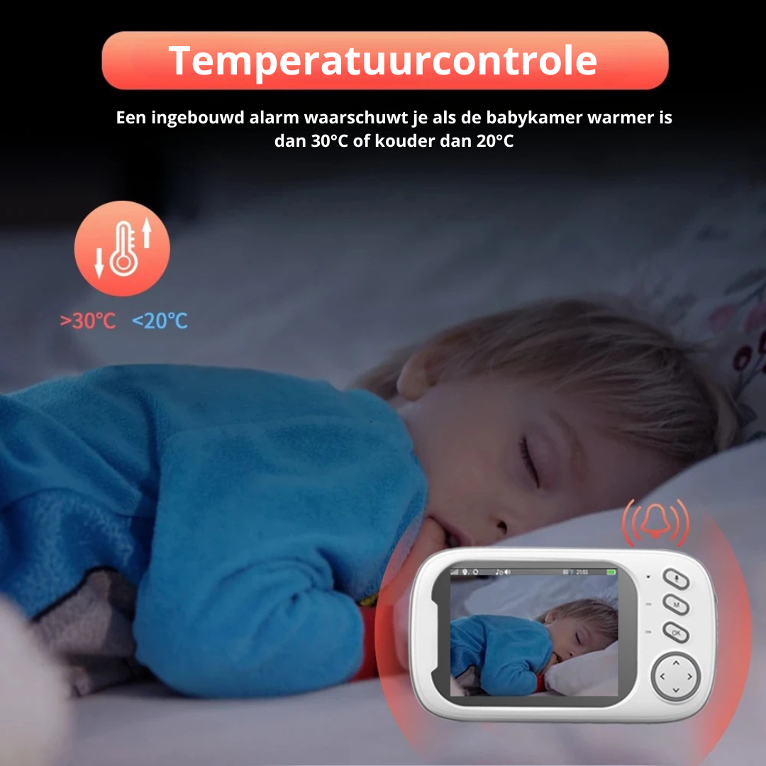 Babyfoon met Camera – Draadloos & 3.5 Inch Scherm