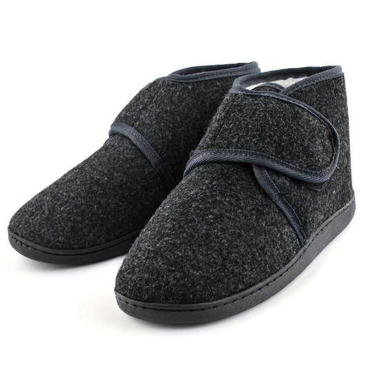 Comfortabele heren pantoffels met klittenbandsluiting