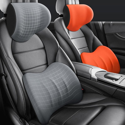 Ergonomische Autokussenset voor Nek en Onderrug – Optimaal Rijcomfort