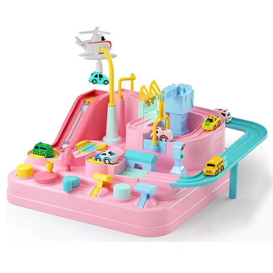 Mechanische Racebaan met Educatief Auto Speelgoed en Accessoires