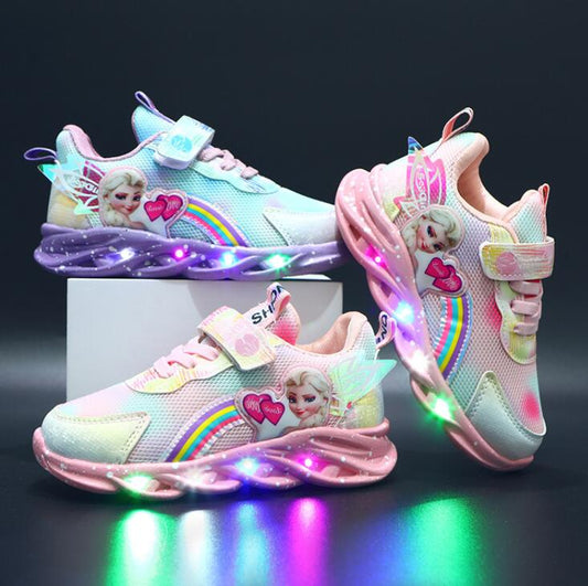Lichtgevende Kinder Sneakers met Kleurrijk Design