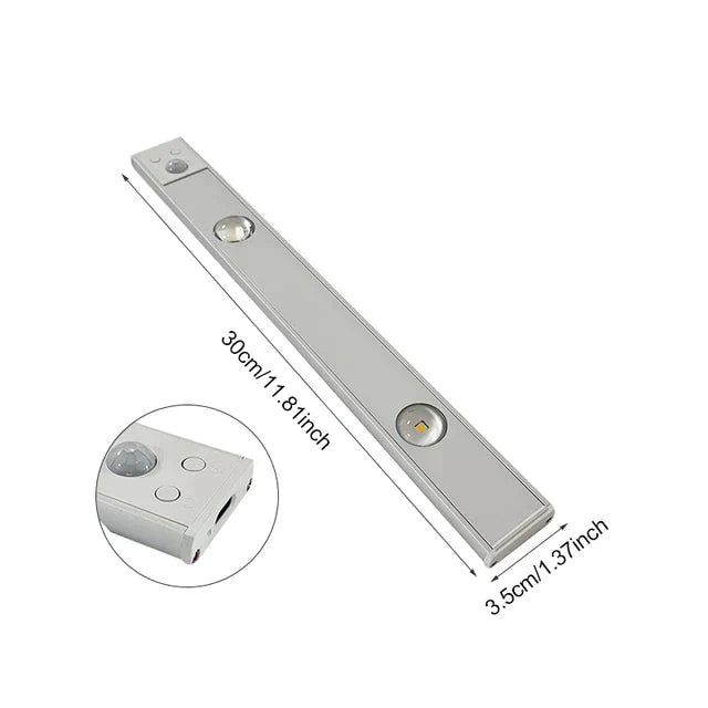 Draadloos LED Armatuur met Bewegingssensor – Oplaadbaar & Energiezuinig