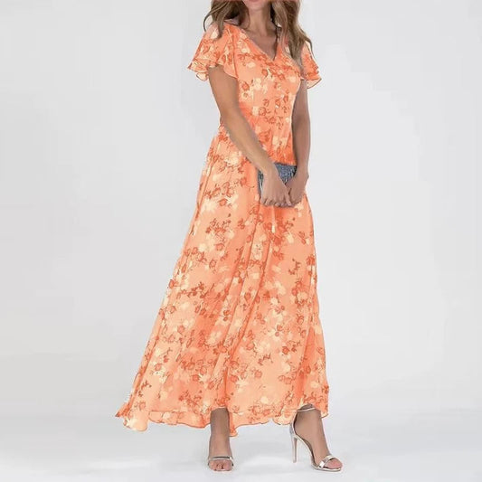 Zomerjurk met Kleurrijke Print – Luchtig en Vrouwelijk
