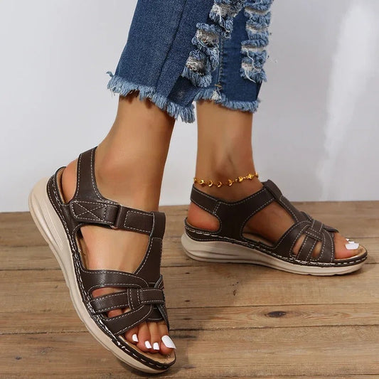 Orthopedische Leren Sandalen voor Dames – Comfort en Stijl in Eén