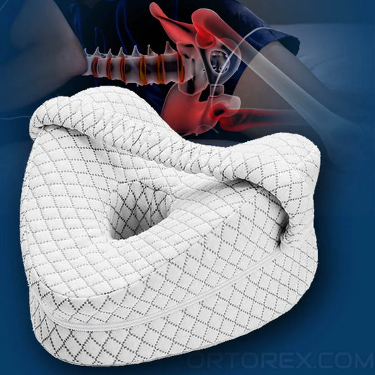Orthopedisch Kniekussen – Met Traagschuim en Bevestigingsband